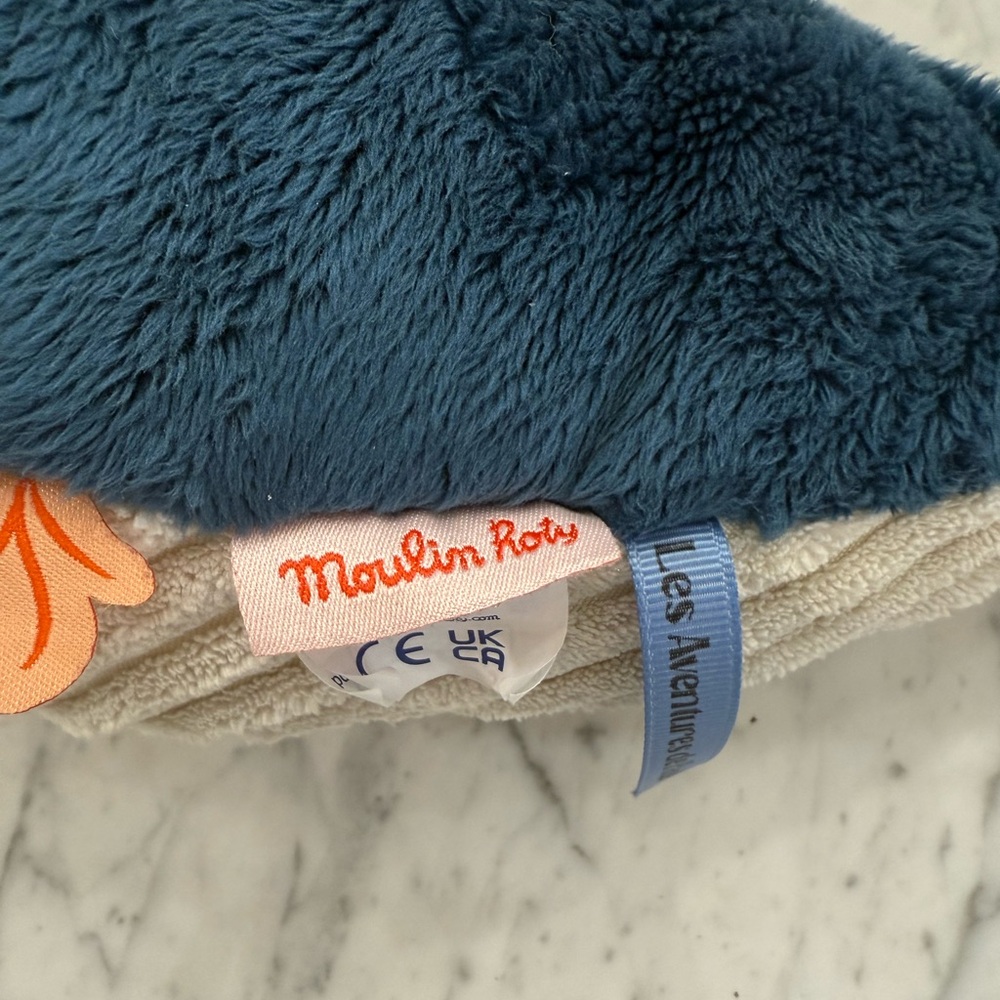 NEW Large Baby Activity Whale Toy Paulie's Adventure Moulin Roty France - Picture 9 of 11